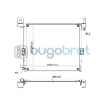 Condensador 62-TO9043 - CONDENSADOR TOYOTA TACOMA L4 2.7