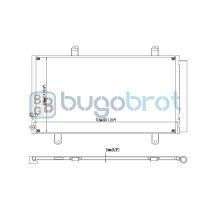 Condensador 62-TO5696 - CONDENSADOR TOYOTA CAMRY V6 3.5