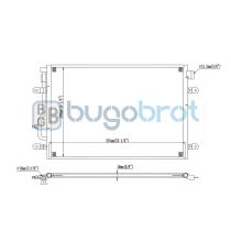 Condensador 62-AU9003 - CONDENSADOR AUDI A4/A4 QUATTRO L4 2.0