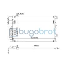 Condensador 62-FD9023 - CONDENSADOR FORD FOCUS