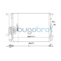 Condensador 62-KA9016 - CONDENSADOR KIA SOUL L4 2.0L