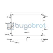 Condensador 62-FD9008 - CONDENSADOR FORD EDGE LIMITED V6 3.5L