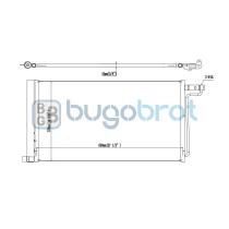 Condensador 62-FD9025 - CONDENSADOR FORD FOCUS