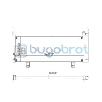 Condensador 62-TO9002 - CONDENSADOR LEXUS ES300H BASE L4 2.5L