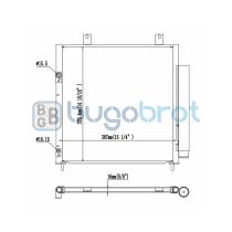 Condensador 62-MT5251 - CONDENSADOR MITSUBISHI MIRAGE DE L3 1.2L