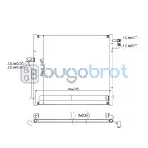 Condensador 62-MS5707 - CONDENSADOR MERCEDES-BENZ GL-CLASS (X166)