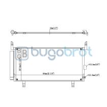 Condensador 62-SU5117 - CONDENSADOR SUBARU LEGACY 2.5L 15-18/3.6L