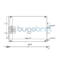 Condensador 62-FD5675 - CONDENSADOR FORD TRANSIT-150