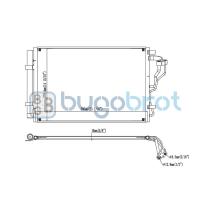Condensador 62-HY5464 - CONDENSADOR AUDI A 3 / S 3 (8V) 1.0 TSI