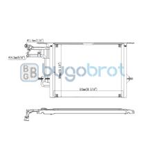 Condensador 62-FD9005 - CONDENSADOR FORD CONTOUR V6 2.5