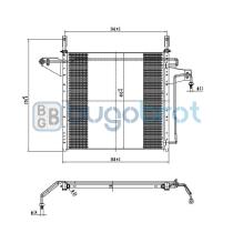 Condensador 62-FD9016 - CONDENSADOR FORD EXPLORER V6 4.0