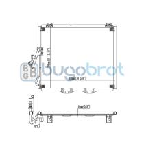 Condensador 62-JE9004 - CONDENSADOR JEEP WRANGLER 4.0 L6