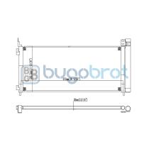 Condensador 62-TO5786 - CONDENSADOR LEXUS NX-300H