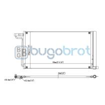 Condensador 62-FD9022 - CONDENSADOR FORD FOCUS S L4 2.0L