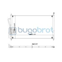 Condensador 62-FD9021 - CONDENSADOR FORD FOCUS L4 2.0