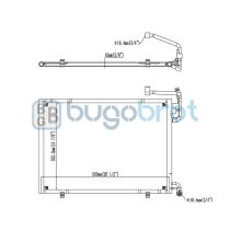 Condensador 62-FD5673 - CONDENSADOR FORD FIESTA SE L3 1.0L