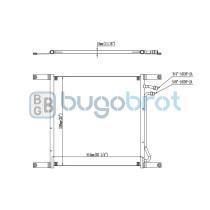 Condensador 62-DF5069 - CONDENSADOR DAF 95 XF TRUCK 1997-2002
