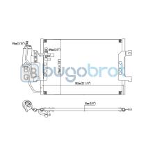  62-MS5289D - CONDENSADOR MERCEDES-BENZ CLASS(W168) A140 1.4 C/FILTRO