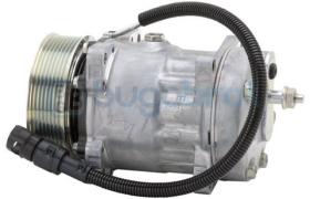 Compresor Original 51-8204 - COMP. SD7H15 L-BRIDA (KG) P-8 120 MM. 12V. JCB (923/10182)