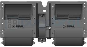 Electro ventiladores 19-8110 - CENTRIFUGO SPAL DOBLE EJE 12V. 3 VEL. 011-A40-22