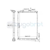 Radiadores 40-DF0004D - RADIADOR DAF 65 CF 250