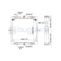 Radiadores 40-DF0006B - RADIADOR DAF LF 45 130 CON BASTIDOR