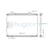 Radiadores 40-DF9001 - RADIADOR DAF CF