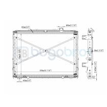 Radiadores 40-DF9001B - RADIADOR DAF CF CON BASTIDOR