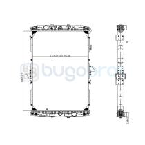 Radiadores 40-DF9003B - RADIADOR DAF F 95 CON BASTIDOR