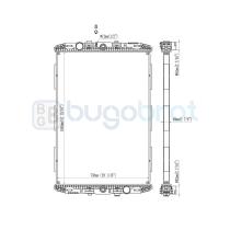 Radiadores 40-DF9003D - RADIADOR DAF F 95
