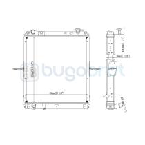 Radiadores 40-IS9002B - RADIADOR ISUZU 700P CON BASTIDOR