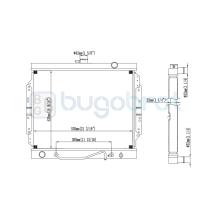 Radiadores 40-IS9005 - RADIADOR ISUZU TROOPER LS L4 2.6L