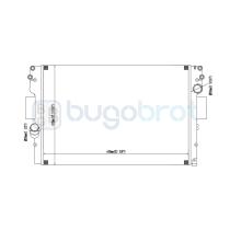 Radiadores 40-IV2057C - RADIADOR IVECO DAILY S 2000 TD ALETAS UNIDAS MECAN.