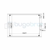 Radiadores 40-IV9008C - RADIADOR IVECO DAILY 30.8 ALETAS UNIDAS MECAN.