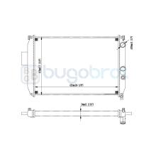 Radiadores 40-IV9009C - RADIADOR IVECO DAILY 49.12 TD ALETAS UNIDAS MECAN.