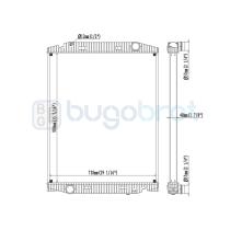 Radiadores 40-IV9012D - RADIADOR IVECO STRALIS