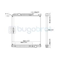 Radiadores 40-MB0006 - RADIADOR MERCEDES-BENZ TRUCKS ACTROS