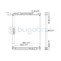 Radiadores 40-MB0007 - RADIADOR MERCEDES-BENZ TRUCKS ACTROS