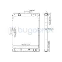 Radiadores 40-MB9003B - RADIADOR MERCEDES-BENZ TRUCKS CITARO CON BASTIDOR