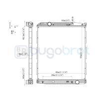 Radiadores 40-MB9009D - RADIADOR MERCEDES-BENZ TRUCKS ACTROS