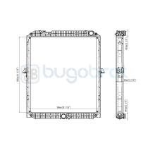 Radiadores 40-MB9010B - RADIADOR MERCEDES-BENZ TRUCKS ACTROS-SERIES CON BASTIDOR