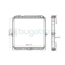 Radiadores 40-MB9011B - RADIADOR MERCEDES-BENZ TRUCKS ACTROS-SERIES CON BASTIDOR