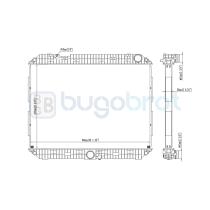Radiadores 40-MB9014 - RADIADOR MERCEDES-BENZ TRUCKS ACTROS MP4