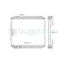 Radiadores 40-MB9015 - RADIADOR MERCEDES-BENZ TRUCKS ACTROS MP4