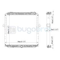 Radiadores 40-MB9018 - RADIADOR MERCEDES-BENZ TRUCKS ACTROS MP4/MP5