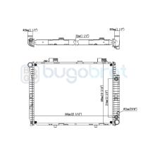 Radiadores 40-MB9023 - RADIADOR MERCEDES-BENZ CLK-SERIES C208 (1997) CLK200 2.0