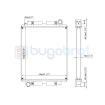Radiadores 40-MB9024 - RADIADOR MERCEDES-BENZ BUS
