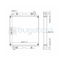 Radiadores 40-MB9026 - RADIADOR MERCEDES-BENZ BUS 500