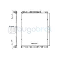 Radiadores 40-MB9028 - RADIADOR MERCEDES-BENZ O-SERIES