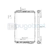 Radiadores 40-MS2200D - RADIADOR MERCEDES-BENZ TRUCKS AXOR 2035/2540/2640